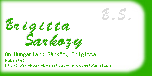 brigitta sarkozy business card
